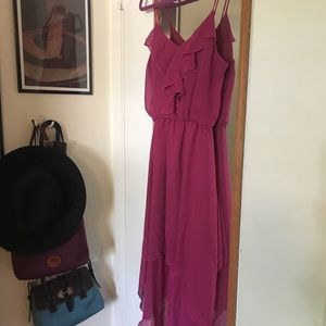 Magenta party dress